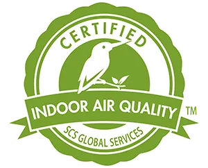 Indoor Air Quality SCS Certified