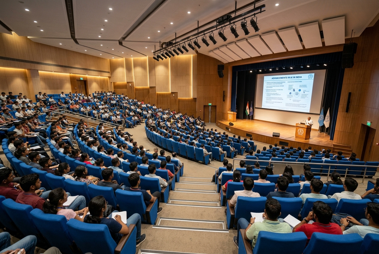 Large university auditorium furnished by Nikshoo