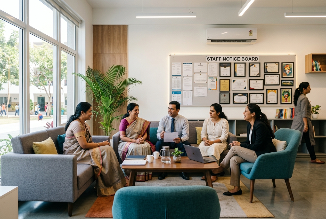 Lounge seating and collaborative tables